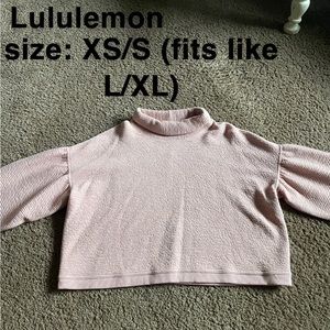 Lululemon Cropped Mockneck